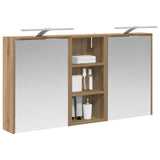 Bathroom Cabinet Set 3 pcs 116 x 16 x 62.5 cm Engineered wood 3403823