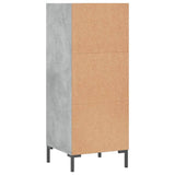 Sideboard Concrete Grey 34.5x32.5x90 cm Engineered Wood 828736