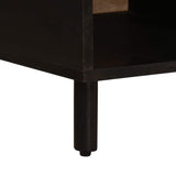 Coffee Table White 80 x 50 x 40 cm Solid Mango Wood 4017868
