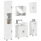 Bathroom Furniture Set 5 pcs High Gloss White 61 x 35 x 64 cm 3392997
