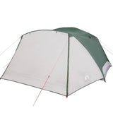 Camping Tent with Porch 4-Person Green Waterproof 94415
