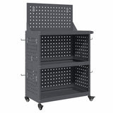 Tool Trolley Anthracite 65 x 35 x 111 cm Cold-rolled Steel 874555