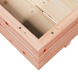 Garden Planter 110x110x26.5 cm Solid Wood Douglas 847326