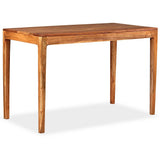 244958 Dining Table Solid Wood 118x60x76 cm
