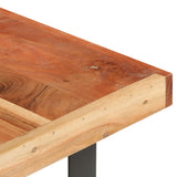 Coffee Table 142x90x42 cm Solid Acacia Wood 320655