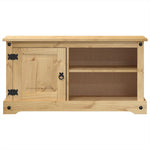 ZNTS TV Cabinet Corona 100x37x52 cm Solid Wood Pine 4005667