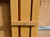 Rabbit Hutch Outdoor Guinea Pig Hutch House Small Animal Bunny Cage w/ Openable Roof, 115 x 44 x 65 T3398P375354
