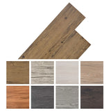 Non Self-adhesive PVC Flooring Planks 5.26 m² 2 mm Walnut Brown 245162