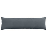 Sofa Pillows 2 pcs Dark Grey 145 x 40 cm Corduroy Fabric 42013843