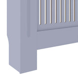 Radiator Cover 2 pcs Grey 205 x 20.5 x 81.5cm Engineered Wood 3403239