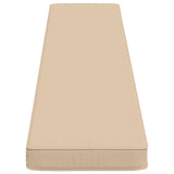 2-Piece Bench Cushions VUGHT 2 pcs 100% Polyester Cream 950901