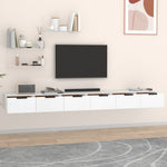 Wall Cabinets 2 pcs White 102x30x20 cm Engineered Wood 3115900