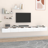 Wall Cabinets 2 pcs White 102x30x20 cm Engineered Wood 3115900