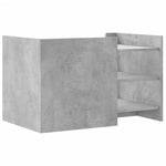 ZNTS Coffee Table Concrete Grey 80x50x50 cm Engineered Wood 848342