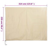 Plant Fleece Covers with Zip 4 pcs 70 g/m 3.14x2.5 m 3203562