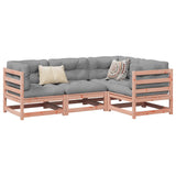 4 Piece Garden Sofa Set Solid Wood Douglas Fir 3299410
