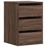 Corner Chest of Drawers Brown Oak 40x41x58 cm Engineered Wood 852840
