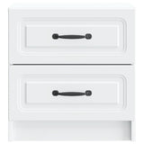 Bedside Cabinet White 43 x 34.5 x 44.5 cm Engineered Wood 895675