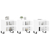 Sideboards 3 pcs High Gloss White Engineered Wood 3190207