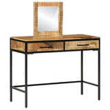 Dressing Table Brown 100 x 40 x 120 cm Solid Mango wood 374093
