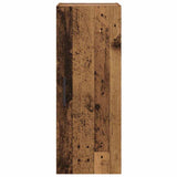 Wall Mounted Cabinet Old Wood 34.5 x 34 x 90 cm Engineered Wood 882613