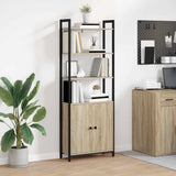 Book Cabinet Sonoma Oak 60 x 24 x 161 cm Engineered Wood 883857