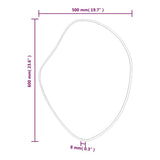Wall Mirror Silver 60x50 cm 348249