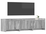 TV Cabinet 130 x 33 x 47 cm Grey Sonoma Engineered Wood 8011200