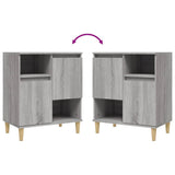 Sideboards 3 pcs Grey Sonoma 60x35x70 cm Engineered Wood 3185741
