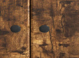 Sideboard Smoked Oak 66 x 34.5 x 90 cm Engineered Wood 895510
