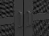 Industrial Storage Chest Black Metal 339621