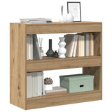 Book Cabinet/Room Divider Artisan Oak 80x30x72 cm 856815