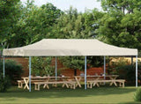 Party Tent Folding Cream 291 x 580 x 315 cm Oxford Fabric 42023640