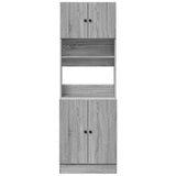 Kitchen Cabinet Grey Sonoma 60x50x180 cm Engineered Wood 3276642