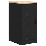 Garage Cabinets 2 pcs Black Engineered Wood 3328297