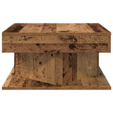 Coffee Table Old Wood 55x55x30 cm Engineered Wood 856632