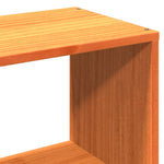 Bookcase Bed without Mattress Wax Brown 135x190 cm Double Solid Wood Pine 3322887