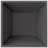 Garden Planter 5 pcs Black 35 x 35 x 15 cm Cold-rolled Steel 873797