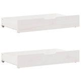 Bed frame without Mattress White 120x190 cm Small Double Solid Wood Pine 3309057