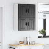 Wall Cabinet LUCCA 2 pcs Black 60 x 31 x 40 cm Engineered Wood 884917