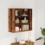 Wall Cabinet Old Wood 80x33x80 cm Engineered Wood 857087