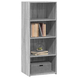 Highboard Grey Sonoma 50x41x124 cm Engineered Wood 846402