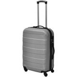 Three Piece Hardcase Trolley Set Silver 45.5/55/66 cm 91142