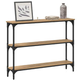 Console Table Artisan Oak 100 x 22.5 x 75 cm Engineered Wood 883504