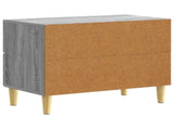 Bedside Table Grey Sonoma 62 x 34.5 x 48 cm Engineered Wood 895011