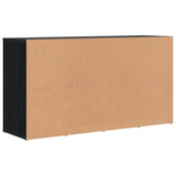 Shoe Bench Black Oak 103 x 30 x 54.5 cm Engineered Wood 875160