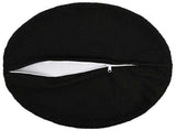 Cushion Cover 6 pcs HEERLEN Black 60 cm Boucl 922950