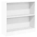 Bookcase White 80x24x75 cm Engineered Wood 800891