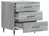 Bedside Cabinet Grey Sonoma 43 x 41 x 66.5 cm Engineered Wood 894791