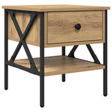 Bedside Cabinet with Drawer 2 pcs Artisan oak 40 x 42 x 45 cm 871225